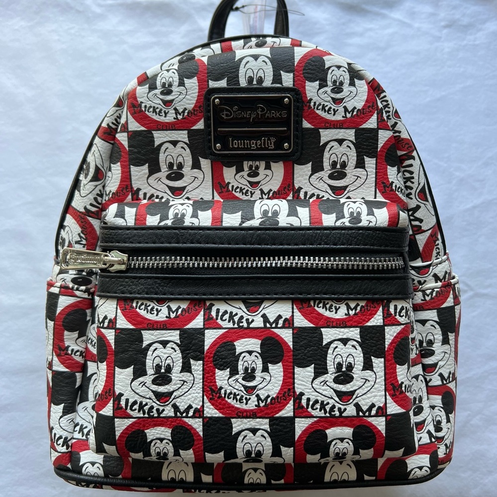🎉 HOST PICK 🎉 NWT Disney Loungefly Mickey Mouse Club Mini Backpack